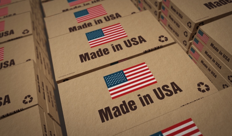 usa nemzeti zászló kartondoboz