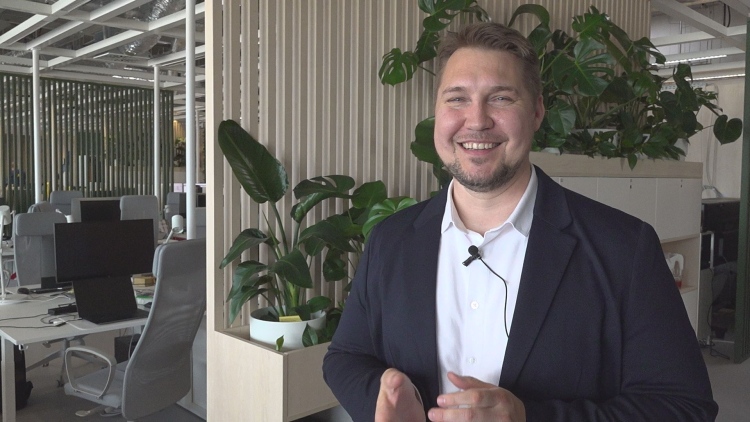 Petheő Gergely, az IKEA Business programmenedzsere (Fotó: Kristóf Imre/Horizont Média)