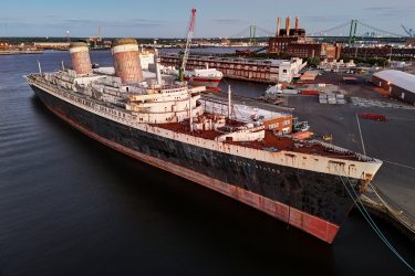 ss united states óceánjáró hajó hajókémény
