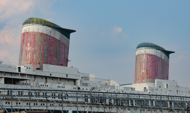ss united states óceánjáró hajó hajókémény