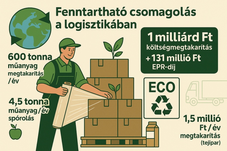 fenntartható csomagolás logisztikában