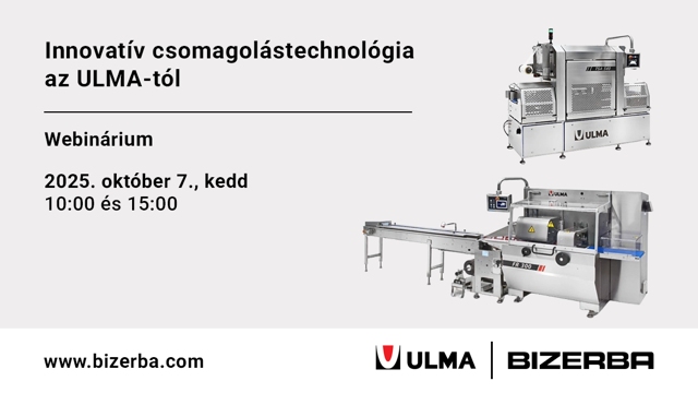 Webinárium – Innovatív csomagolástechnológia az ULMA-tól