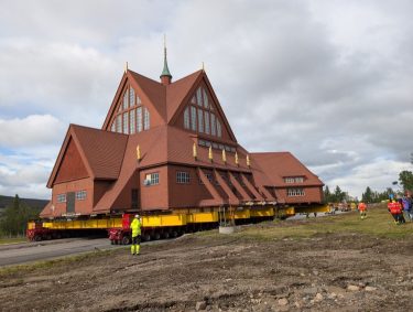 kiruna fatemplom átszállítás