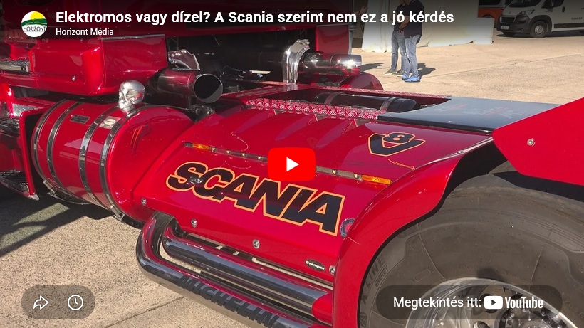 Elektromos vagy dízel? A Scania szerint nem ez a jó kérdés