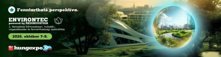 Az ENVIRONTEC powered by ÖKOINDUSTRIA 2026-os szakkiállításának promóciós grafikája.