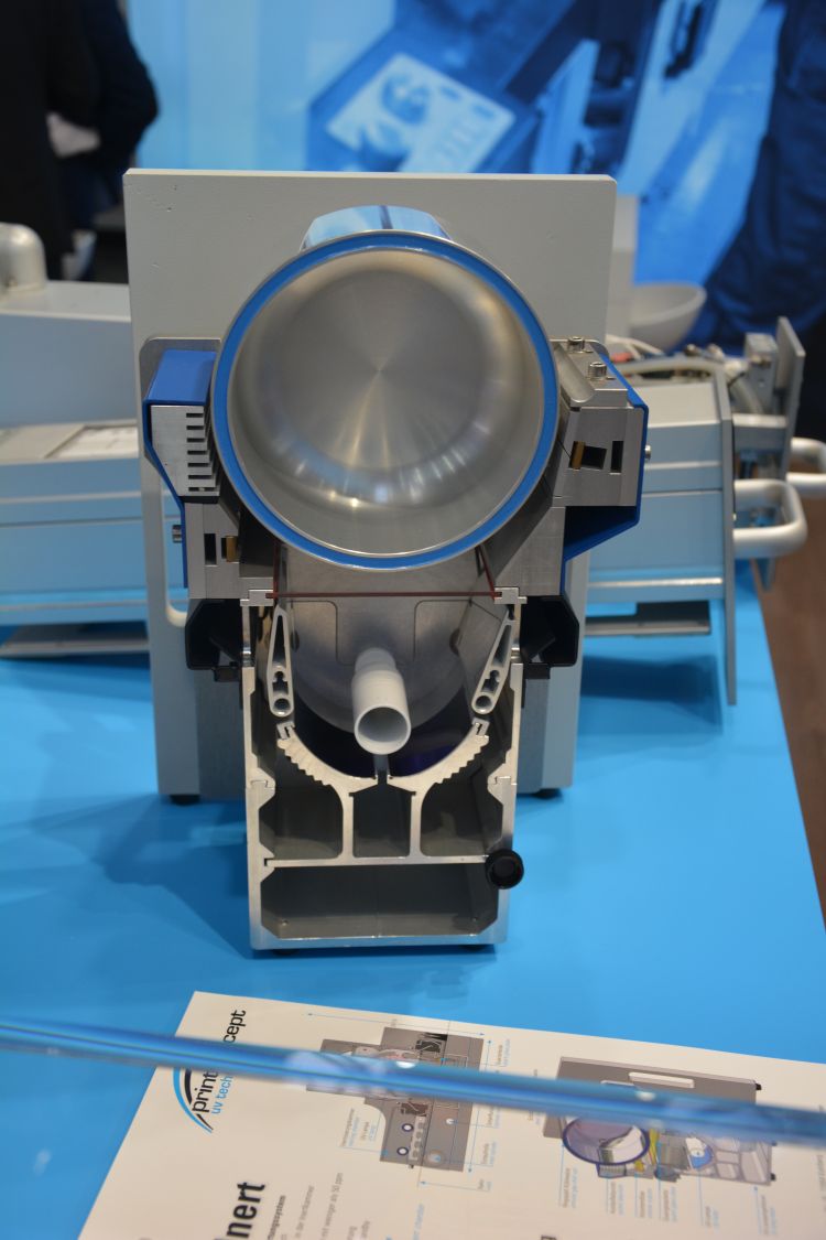 Inertizált UV curing rendszer