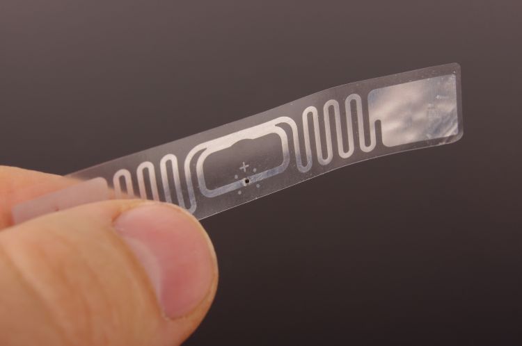 RFID címke közelről