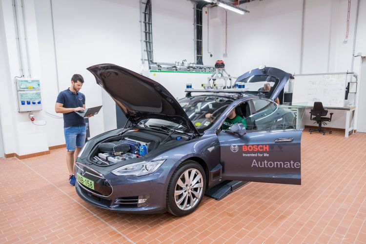 Bosch önvezető fejlesztési teszt