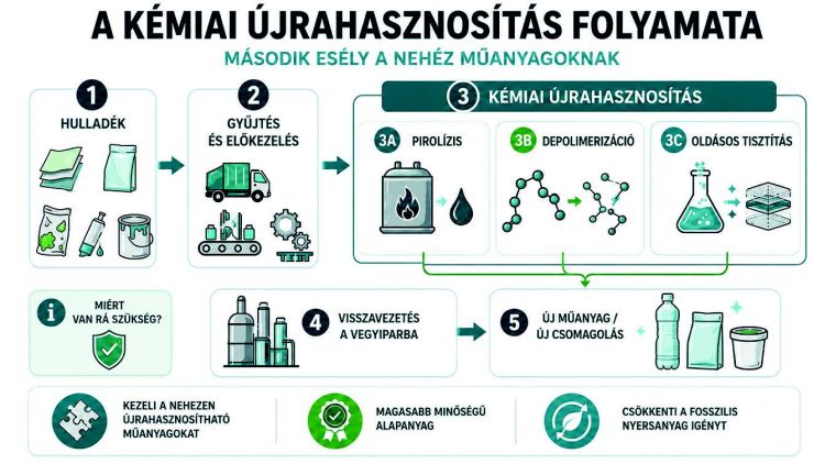 Kémiai újrahasznosítás folyamata