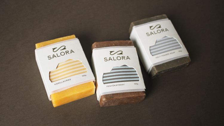 SALORA prémium szappancsomagolás